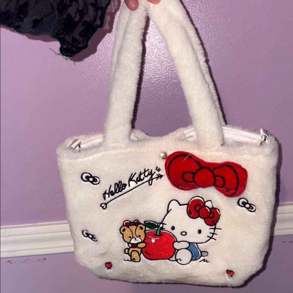 Hello Kitty Plush Tote Bag